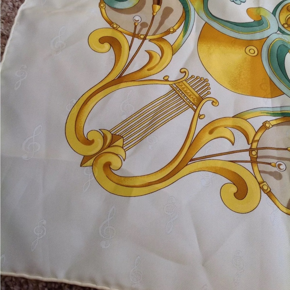 Hermès Scarf Orgauphone et Autres Mecaniques Silk - Picture 11 of 14